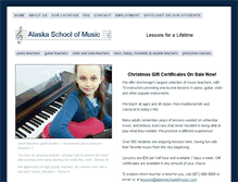 Tablet Screenshot of alaskaschoolofmusic.com